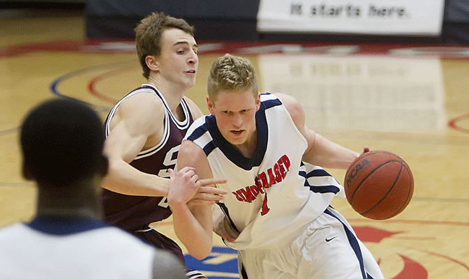 Taylor Dunn was an honorable mention all-star for SFU's men's basketball team.